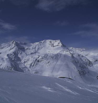 Blick vom Kreuzkogel (2.688 m) in Richtung Schareck, Mölltaler Gletscher
