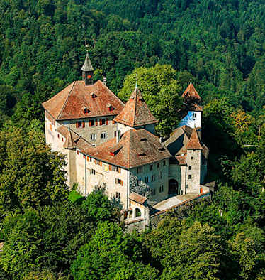 Schloss Kyburg bei Winterthur im Kanton Zürich