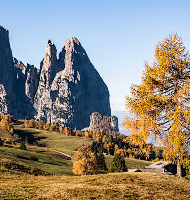 Seiser Alm im Herbst