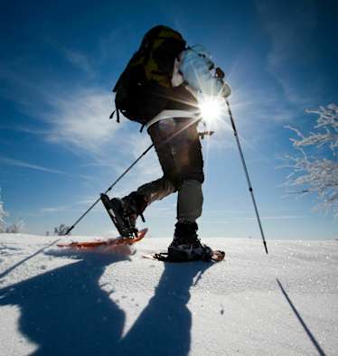 Schneeschuhtouren am Kreuzbergpass