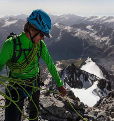 Simon Messner am Ortler