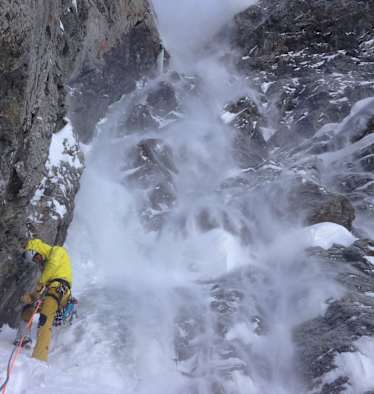 Simon Messner am Lüsener Fernerkogel