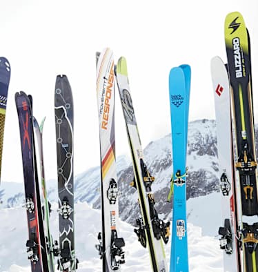 Tourenski im Gelände