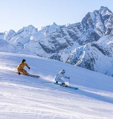 Skifahren am Ahorn in Mayrhofen