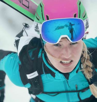 Dynafit-Athletin und Skibergsteigerin: Johanna Erhart aus Salzburg