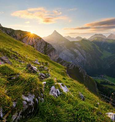 Sonnenaufgang im Karwendel in Tirol