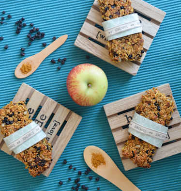 Energieträger: Müsliriegel mit Kurkuma