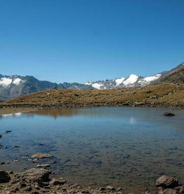 Der Soomsee mit Blick zum Gurgler Ferner