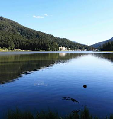 Der Spitzingsee in den Bayerischen Voralpen