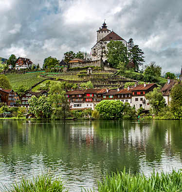 Schloss Werdenberg am Schlossberg in Werdenberg