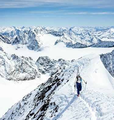 Über den Ostgrat auf den Schrankogel, Stubaier Alpen