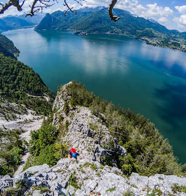 Mehrseillängentour am Traunstein