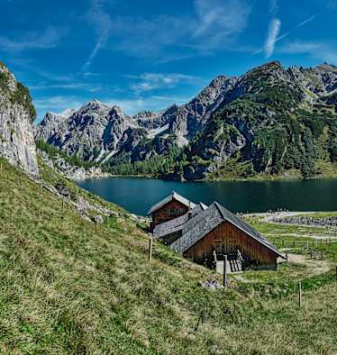 Blick auf die Tappenkarseealm