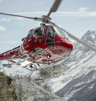 Luftretter der Air Zermatt im Einsatz