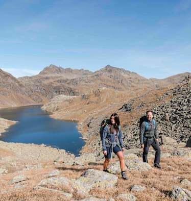 Der Langsee ist der größte der zehn Spronser Seen.