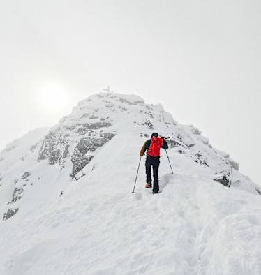Am Gipfelgrat der Seekarspitze in Obertauern