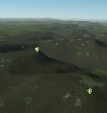 Der Gipfel des Wackersteins (825 m)