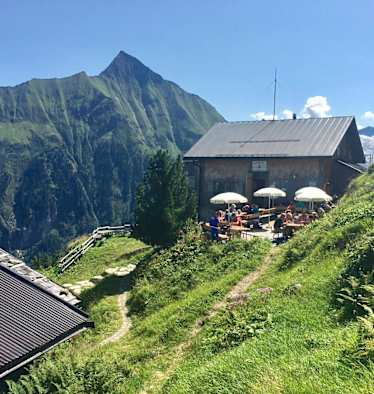 Die Gamshütte in den Zillertaler Alpen (Tirol)
