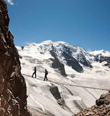 Klettersteig Piz Trovat Engadin