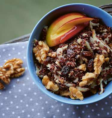 Outdoor-Rezept Anden-Frühstück mit Quinoa