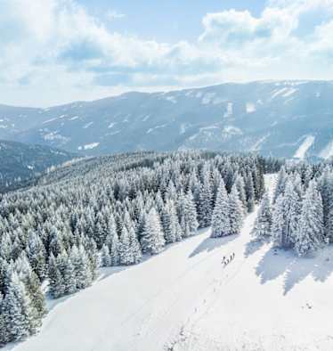 Wechsel-Panoramaloipe in den Wiener Alpen - schneesicher und abwechslungsreich