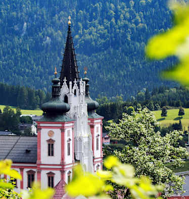 Mariazell als Ziel des Wiener Wallfahrerwegs