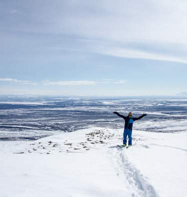 Auf dem Weg zum höchsten Berg Ostsibiriens, den Gora Pobeda