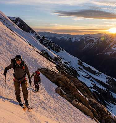 Matthias Mayr und Matthias Haunholder am Wiesbachhorn