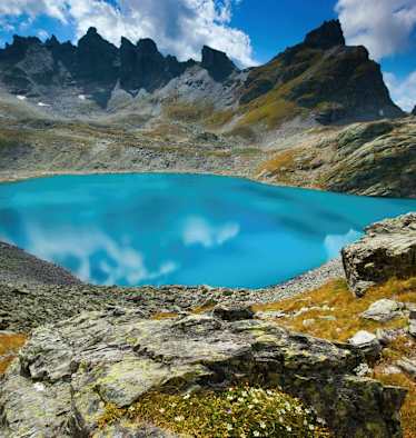 Wildsee im Gipfelbereich des Pizols im Kanton St. Gallen