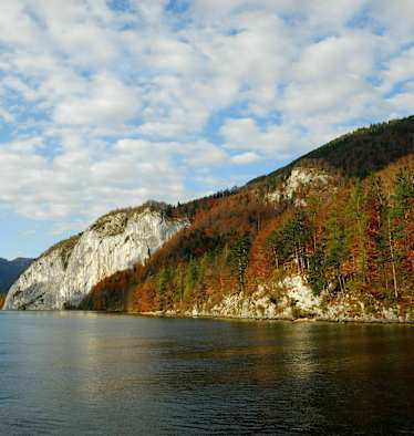 Wolfgangsee im Herbst