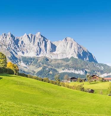 Ausblick auf den Wilden Kaiser