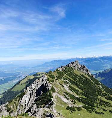 Route 66 - Blick vom Garsellikopf auf die Drei Schwestern