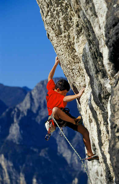 David Lama mit 10 Jahren: Povero Gatto in Arco in Italien