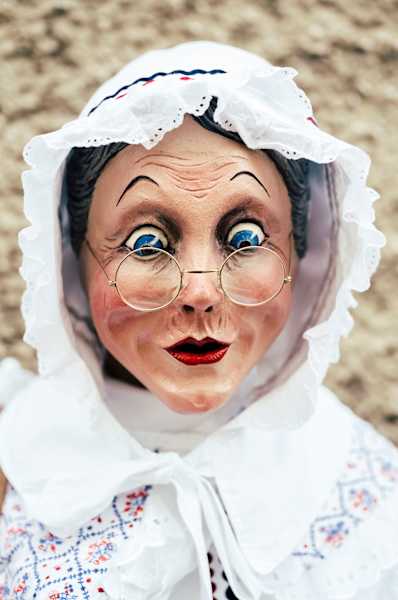 Masken aus Handarbeit - ein uraltes und gut gepflegtes Handwerk im Ausseerland.