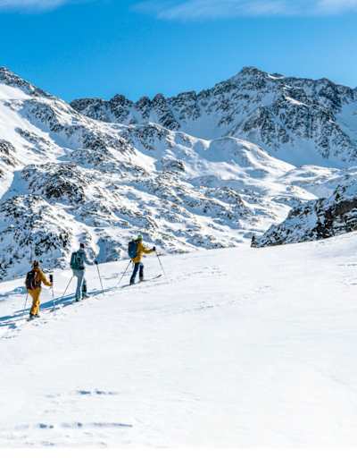 Bergwelten Skitour Antholzertal Südtirol Skifahren Winter
