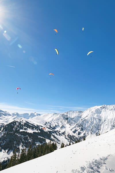 Die thermischen Bedingungen in Adelboden sind ideal für Gleitschirmflieger