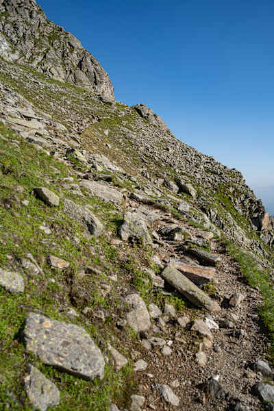 Wanderweg in den Hohen Tauern auf den Hohen Sonnblick