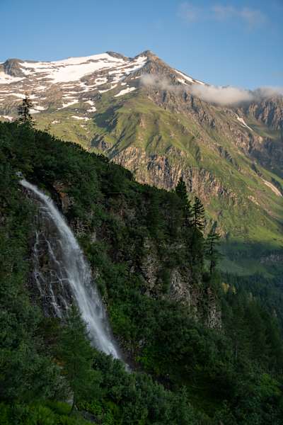 Barbarafall mit Hocharn