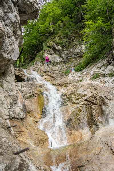 Rotschitza-Klamm-Klettersteigs