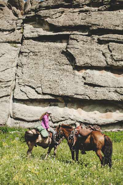 Pferdetrekking Mongolei