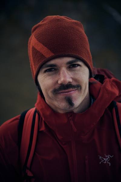 Alex Luger klettert in seiner neuen Erstbegehung The SeventhDirection im Rätikon