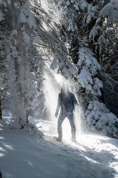 Mit Schneeschuhen durchs Ammergebirge