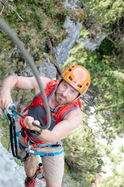 Bergwelten mein erster Klettersteig Ramsau am Dachstein
