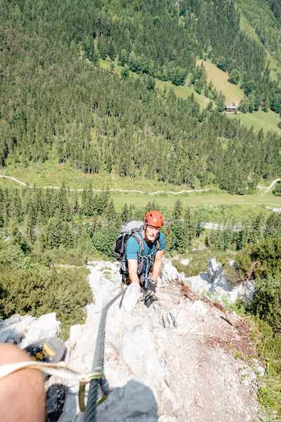 Bergwelten mein erster Klettersteig Ramsau am Dachstein