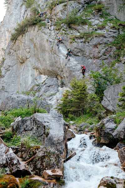 Bergwelten mein erster Klettersteig Ramsau am Dachstein