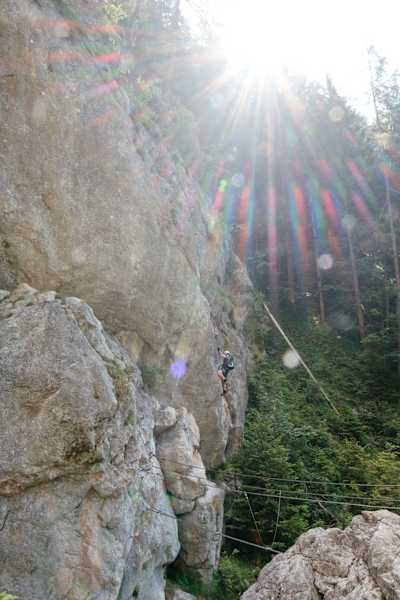 Bergwelten mein erster Klettersteig Ramsau am Dachstein