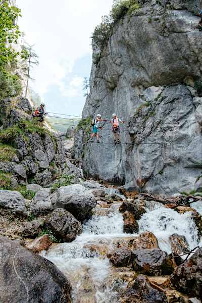 Bergwelten mein erster Klettersteig Ramsau am Dachstein