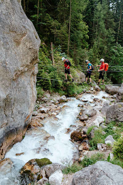 Bergwelten mein erster Klettersteig Ramsau am Dachstein