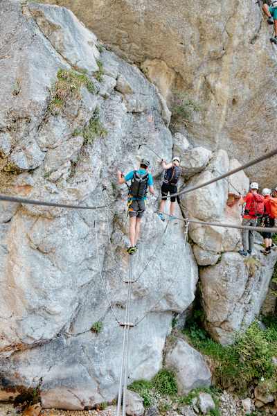 Bergwelten mein erster Klettersteig Ramsau am Dachstein