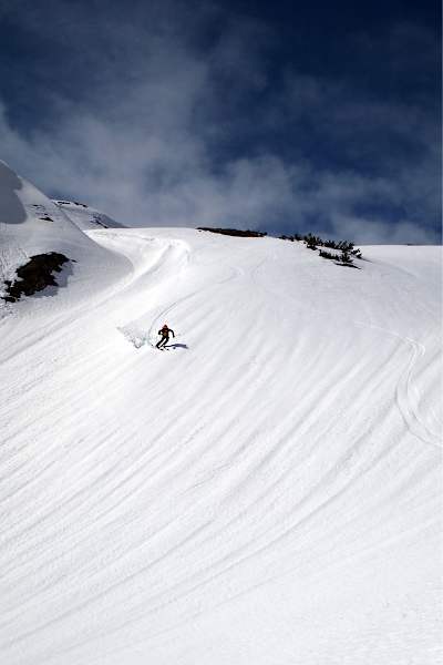 Obertauern: Patrik Schwaiger beim Freeriden in den Radstädter Tauern